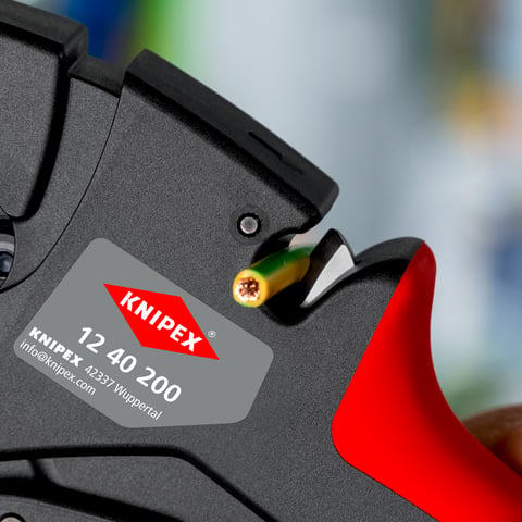 Knipex EvoStrip Selbsteinstellende Abisolierzange 12 40 200 0,03-10mm²