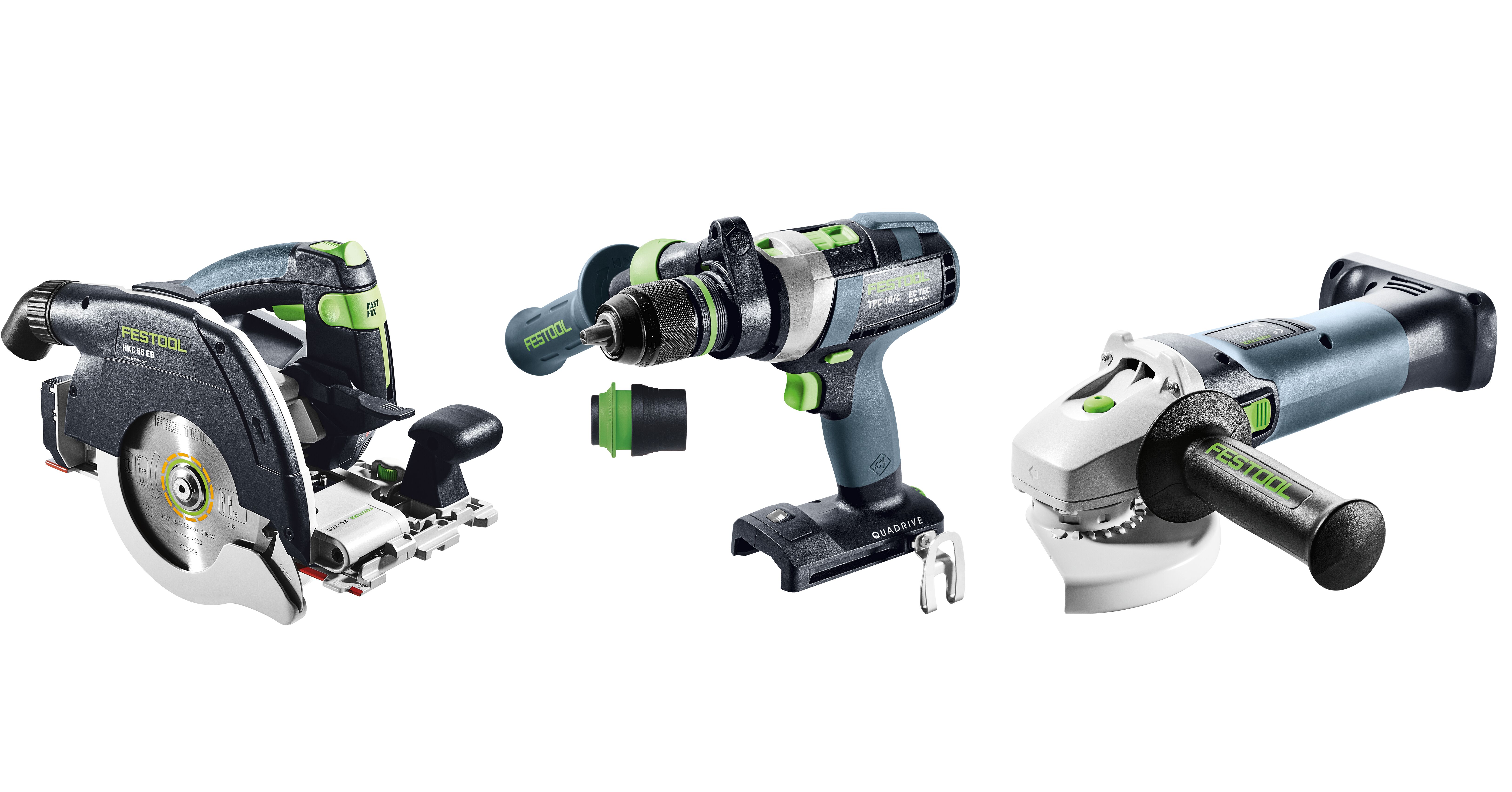 Akku-Combo-Set Holzbau HKC 55/TPC 18/AGC 18/TB M 137, Gerät, Elektrische Bohrmaschine, Werkzeug, Fön, Elektrisches Gerät