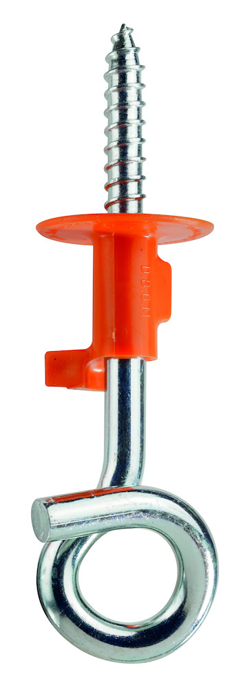 HSI Schaukelhaken mit Holzgewinde verzinkt 12x180 mm +Sicherung SB 1