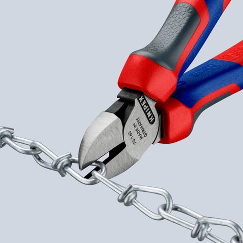 Knipex Seitenschneider 70 02 160 160mm Präzisionsschneiden Comfort-Griffe Vanadin-Elektrostahl