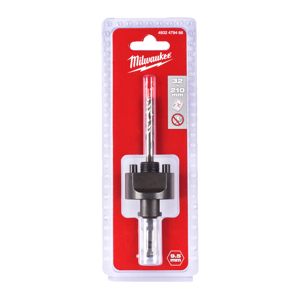 Milwaukee HEX-Achse DIAMOND PLUS™ Lochsägen-Adapter 32-210mm 9.5mm Hex