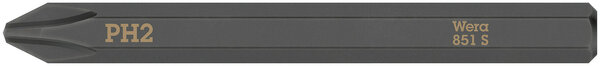 851 S Phillips bits for impact screwdrivers, PH 2 x 70 mm, Gerät