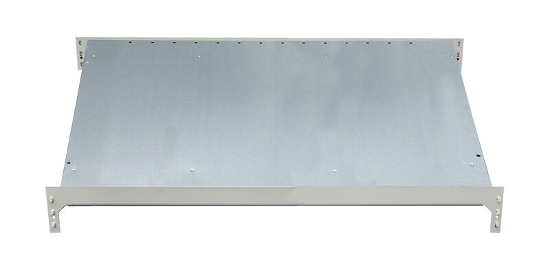 Schulte Zusatzebene für Schrägbodenregal L MULTIplus150 1000 x 600 verzinkt/RAL 7035 lichtgrau