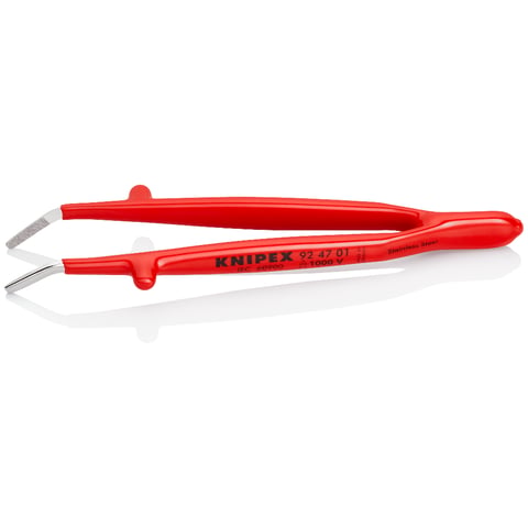 Knipex Universalpinzette 92 47 01 Isoliert 1000V Edelstahl gewinkelt 30°