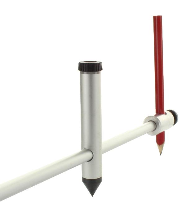 hedue Stangenzirkel B205 500mm Aluminium
