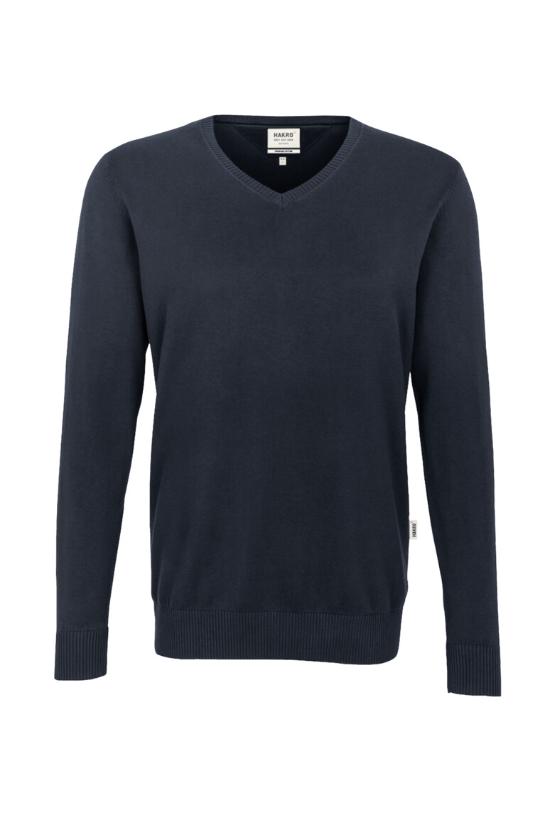 Artikelhauptbild HAKRO V-Pullover Premium-Baumwolle