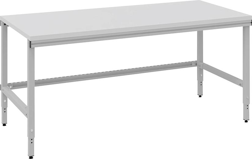 OTTO KIND Grundtisch Multi4easy B1685xT800xH720-1020 mm Tischplatte Melamin manuell verstellbar