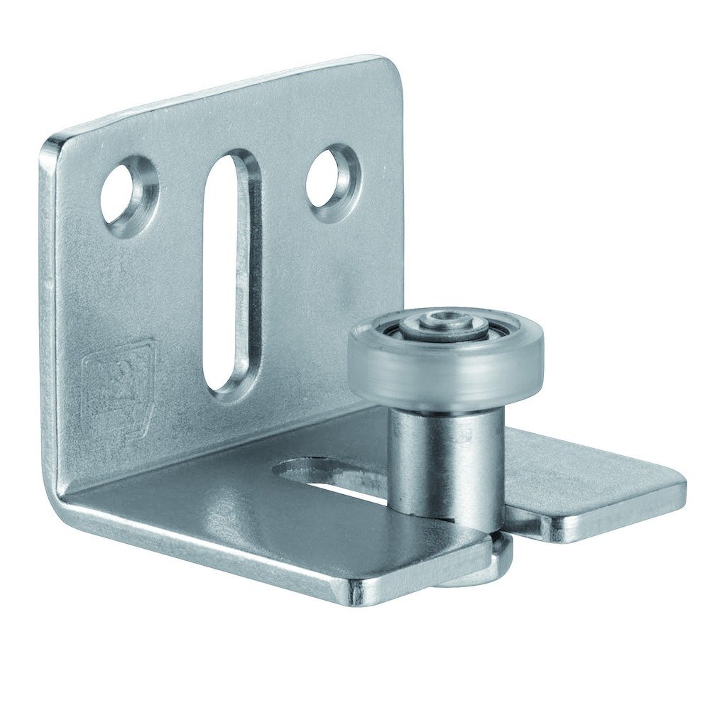 Schiebeladen-Führungsrolle, 43/108, verstellbar, Edelstahl