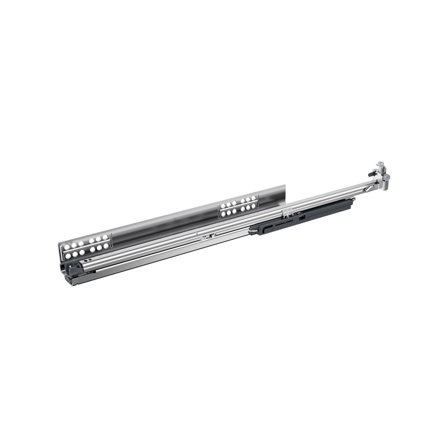 HETTICH Quadro V6 5D mit Silent System, optional Push to open Silent, Vollauszug für Holzschubkasten (Aufschiebemontage) Varianten