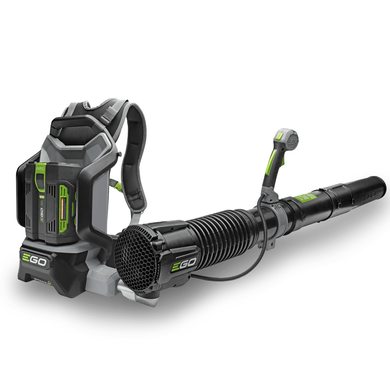 EGO Power Laubbläser LB6000E-K1103 Rücken-Laubbläser Kit 1020 m³/h 10.0 Ah Akku