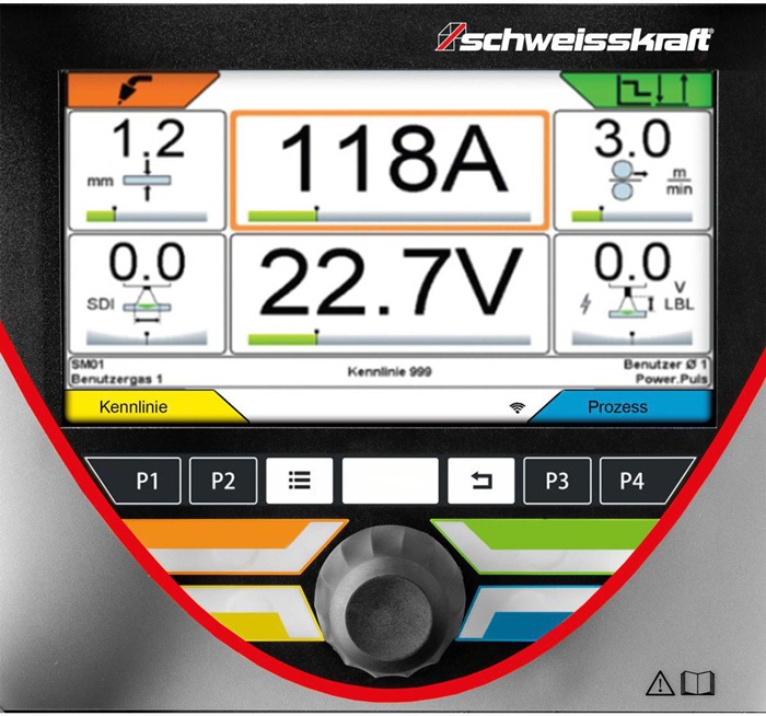 Stürmer SCHWEIßKRAFT MIG/MAG Inverter-Schweißgerät PRO-MIG.ARC 251 SET 200A 400V