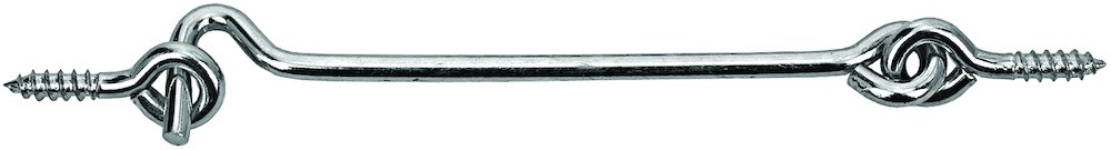 HSI Art. 54 Sturmhaken mit Ösen Edelstahl blank