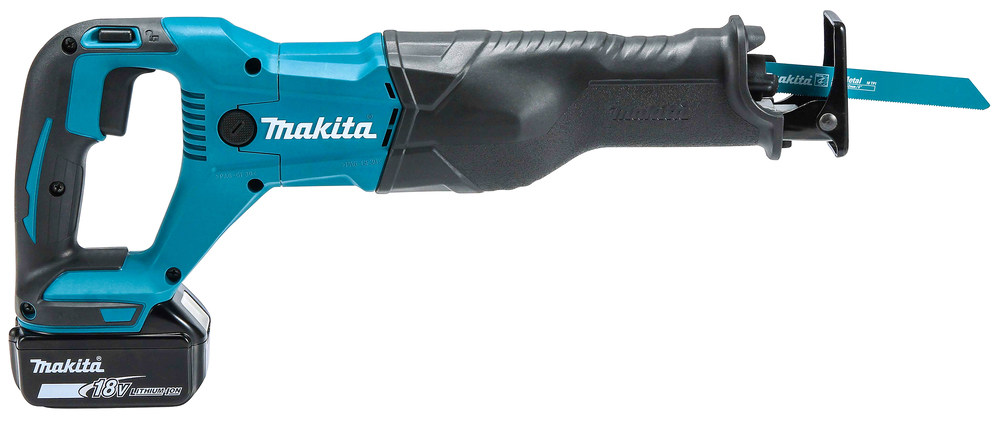 Makita Akku-Reciprosäge DJR186RT 18V 5.0 Ah Akku Schnellladegerät Transportkoffer
