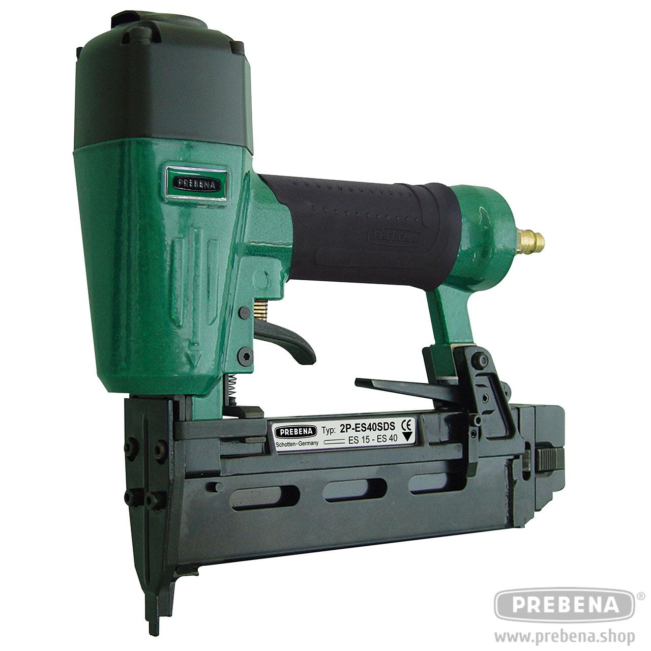 Prebena 2P-ES40SDS Druckluftnagler für 15-40mm Heftklammern Typ ES