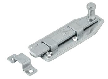 Vormann Fensterriegel gerade 100x35mm verzinkt mit Schlaufe
