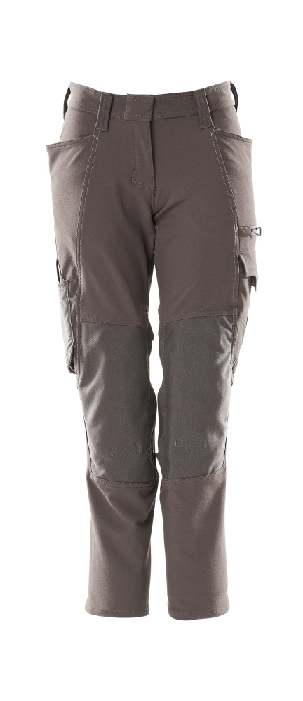 Mascot Hose, Damen,DIAMOND, Knietaschen,Stretch Hose Größe 76C34, dunkelanthrazit