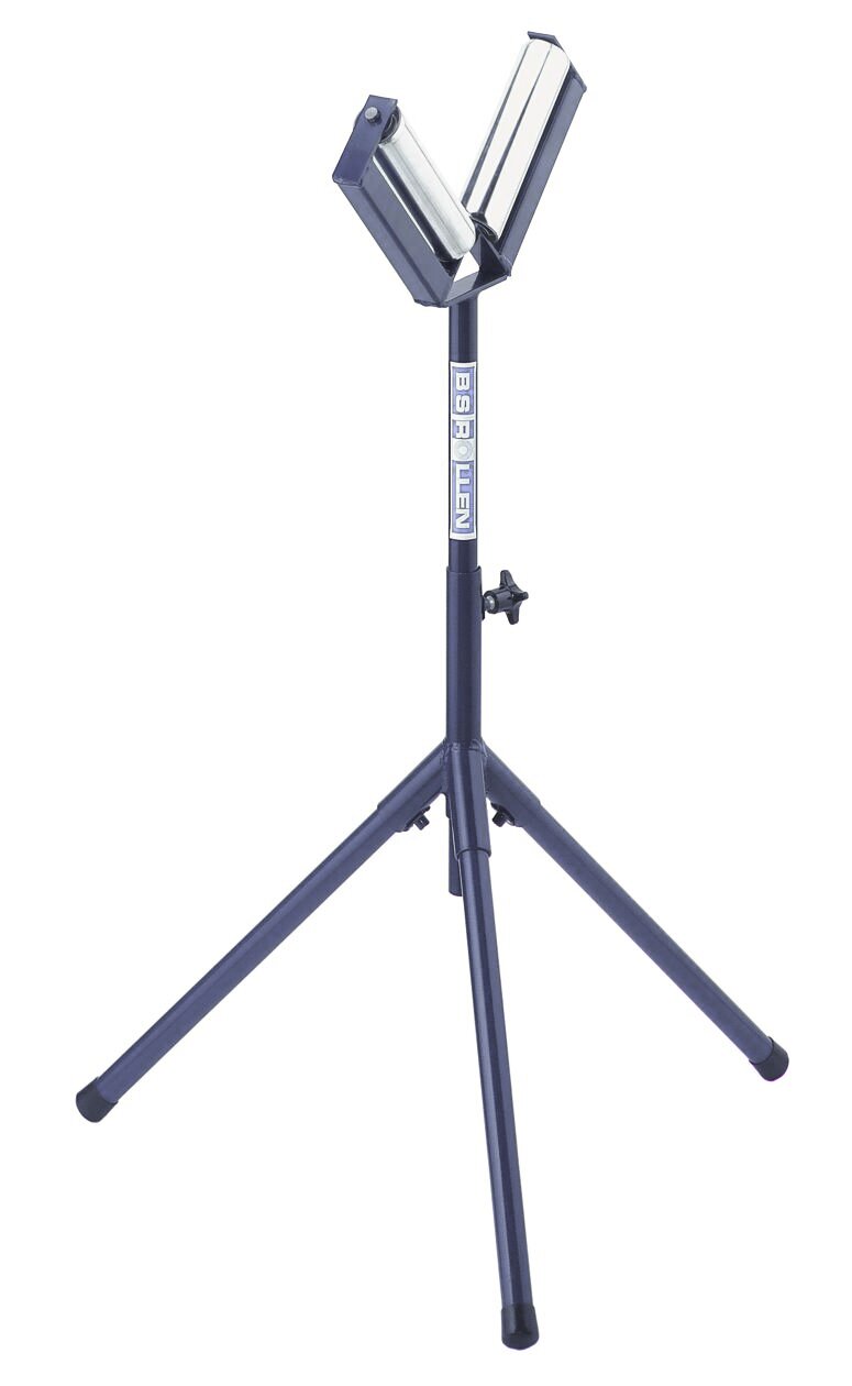 BS Rollen Rollständer V-förmig 200mm Rollenbreite Höhenverstellung 670-1100mm Tragkraft 100kg