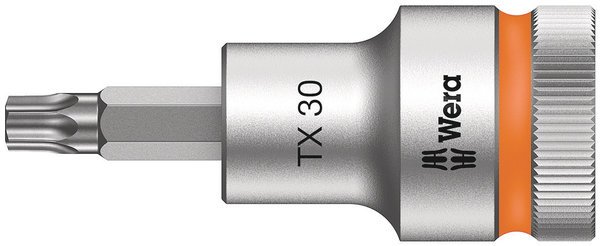 8767 C HF TORX® Zyklop bit socket with 1/2" drive with holding function, TX