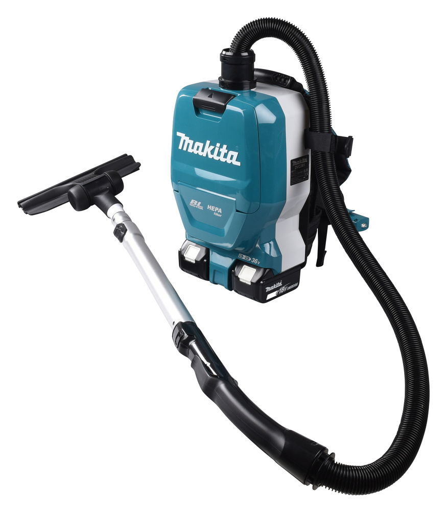 Makita Akku-Rucksackstaubsauger DVC261ZX15 2x18V HEPA-Filter 2,0L
