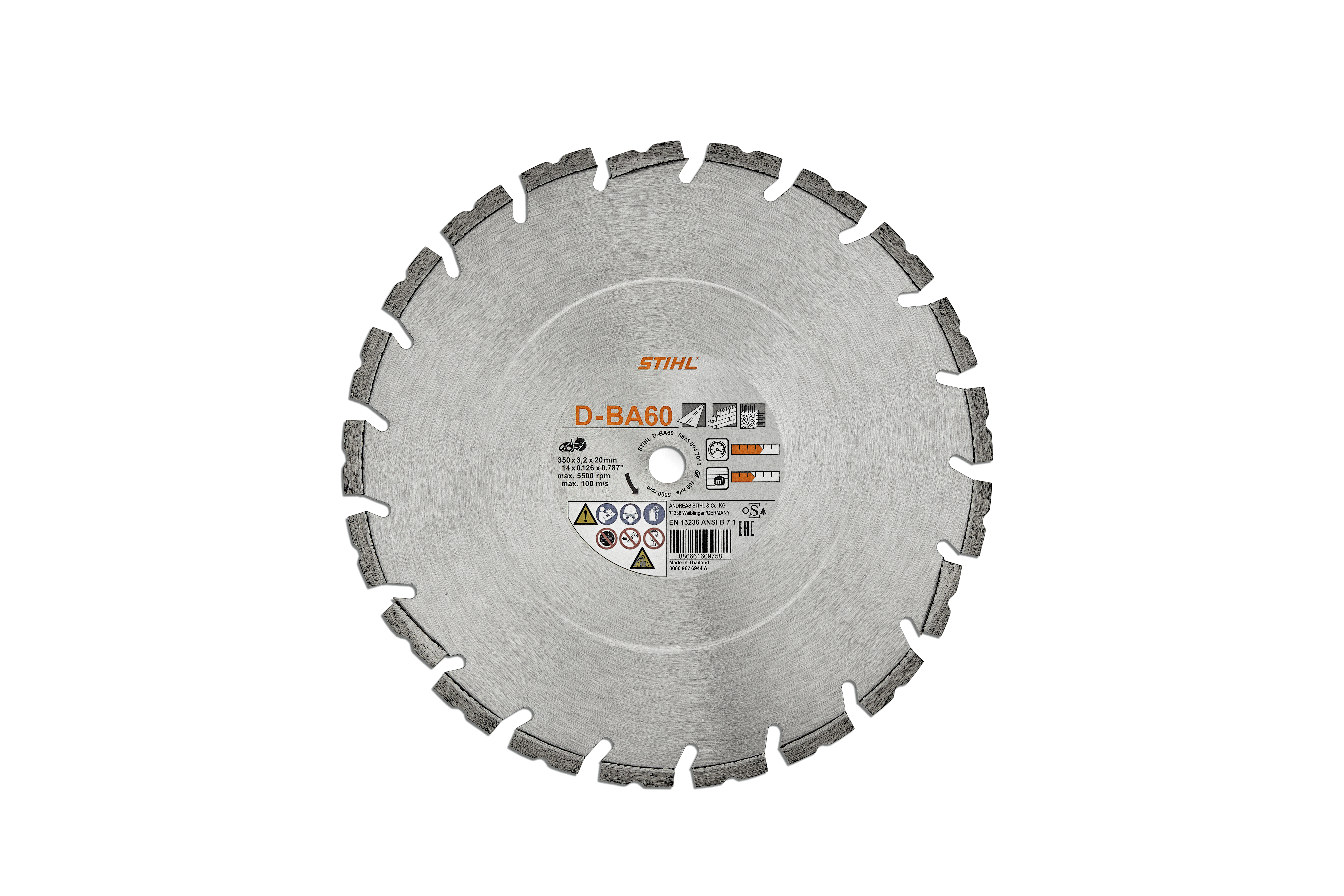 Stihl Diamant-Trennscheibe, Ø 350 mm BA 60