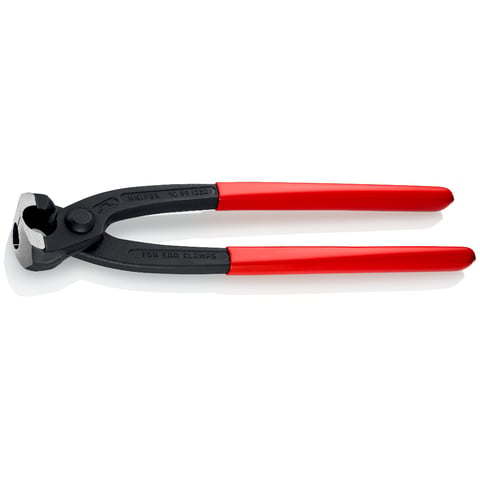 Knipex Ohrklemmenzange 10 99 I220 220 mm schwarz atramentiert mit Kunststoff überzogen