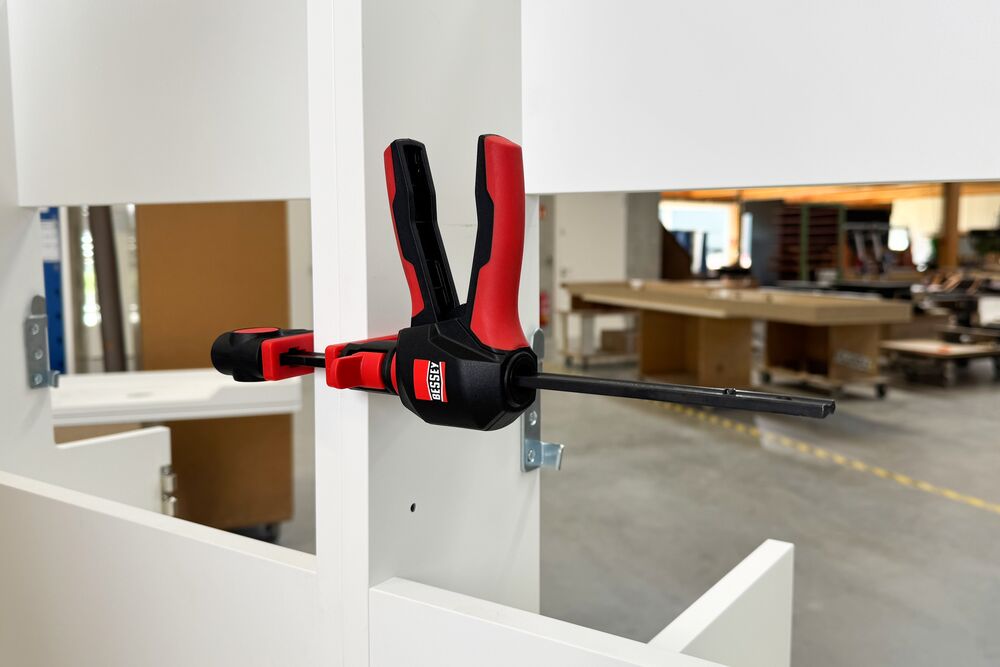 Bessey Einhandzwinge EZ360M-15 mit drehbarem Griff 150mm Spannweite 60mm Ausladung 750N