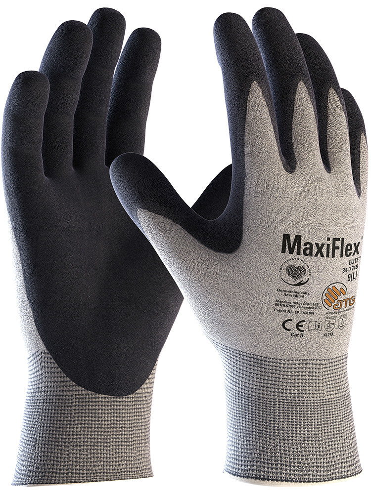 ATG® MaxiFlex® Elite™ ESD Nylon-Strickhandschuhe (34-774B)