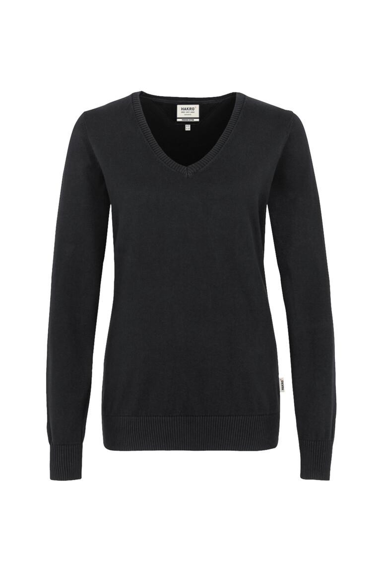 Artikelhauptbild HAKRO Damen V-Pullover Premium-Baumwolle