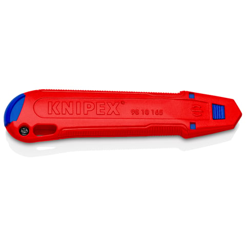 Knipex CutiX® Universalmesser 90 10 165 BK mit Stabilisierungsschiene und Magnesiumgehäuse