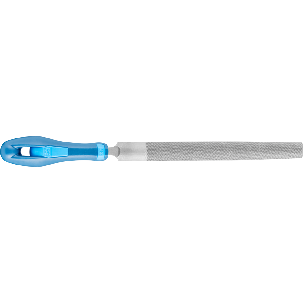 Pferd Werkstattfeile mit Heft Halbrund-Spitz 150mm Hieb 2 universell zum