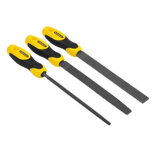 Stanley Raspel-Set 0-22-477 3-teilig 200mm Hieb 1 Karbonstahl