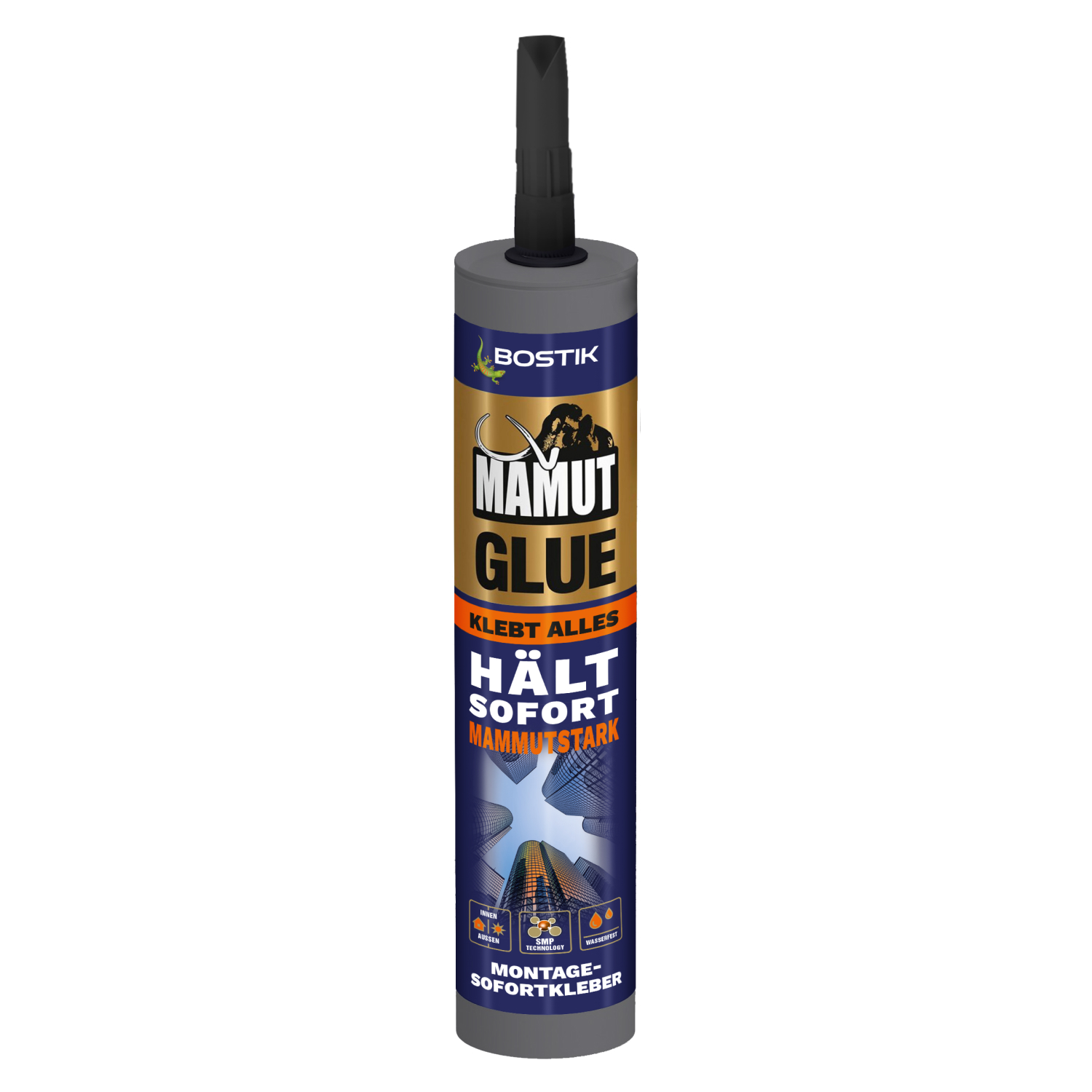 Bostik Montagekleber Mamut Glue weiß, Kartusche=450g 