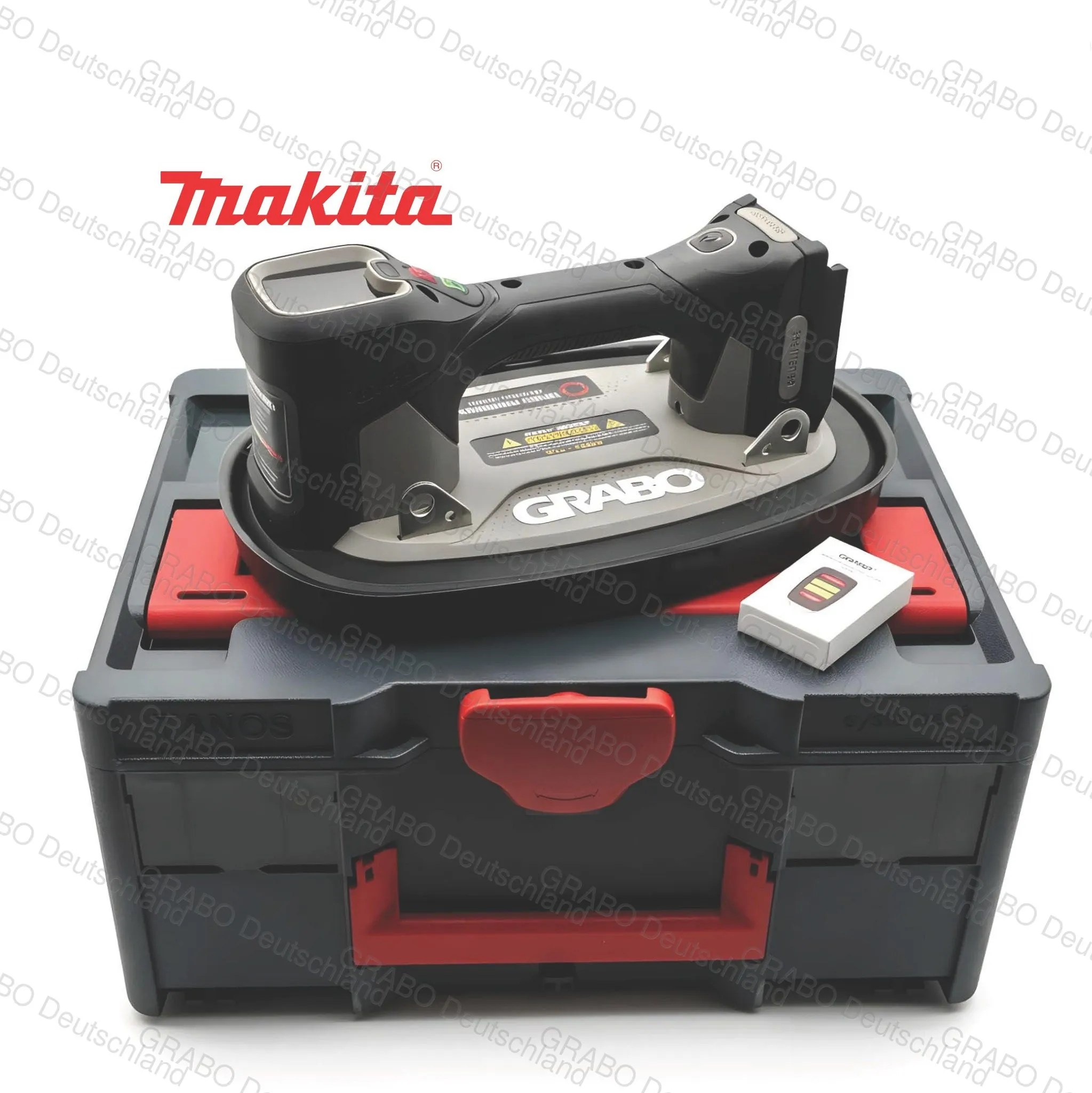 GRABO Brushless Digitaler Vakuum Saugheber für Makita LXT 18V Akkusystem im Systainer