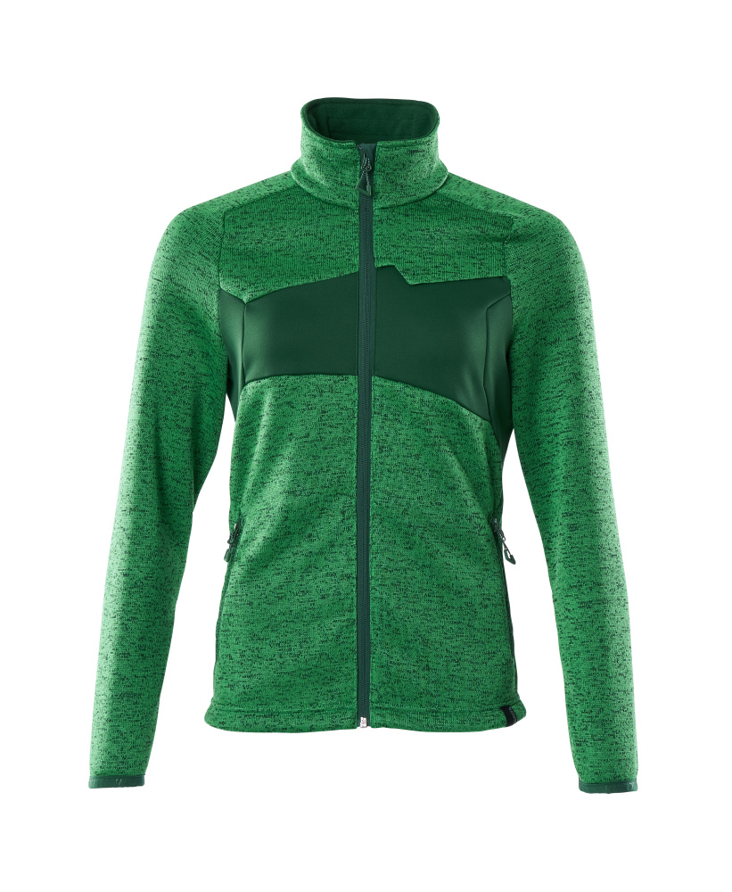 Produktfoto Mascot Strickpullover mit Reißverschluss, Damen Strickjacke Größe XL, grasgrün/grün