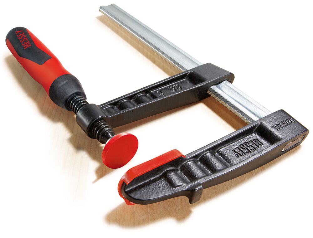 Bessey Temperguss-Schraubzwinge TG12-2K 120mm Spannweite 60mm Ausladung 2K-Griff