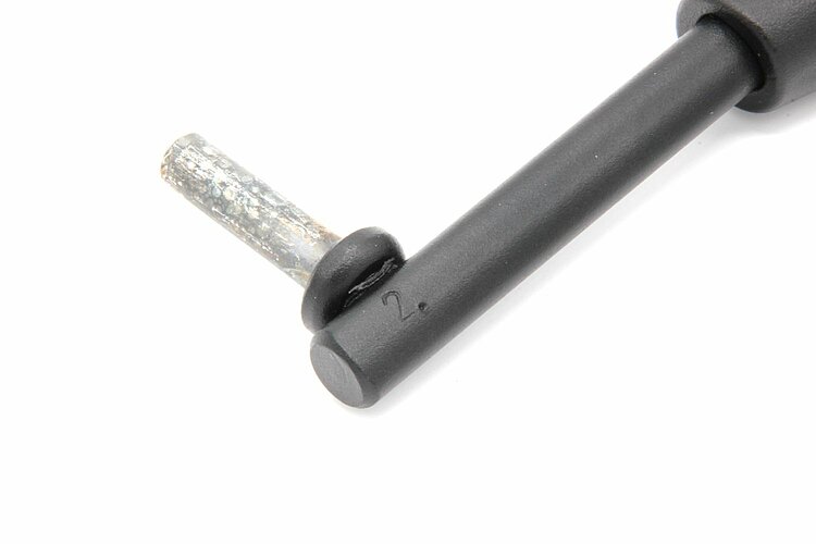 Roto Fentro Kegel schmal, Gr. 2, einbohrbar, schwarz