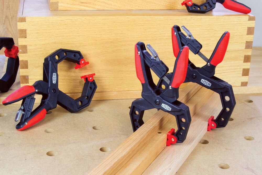 Bessey Ratschenzwinge XCR Spannweite 55mm Ausladung 50mm Einhandbedienung