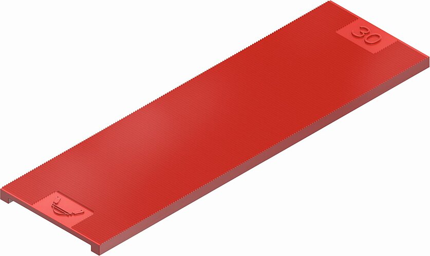 Roto Verglasungsklotz GL-SV 100x46x3mm Kunststoff rot