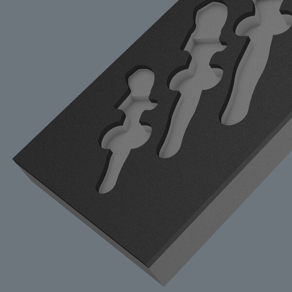 Two-coloured foam insert, Klinge, Waffe