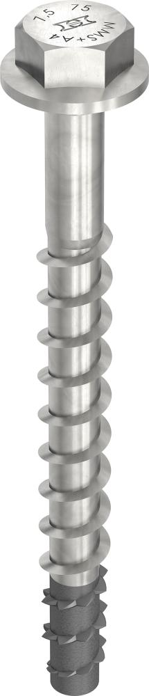 MULTI-MONTI-plus SS A4 7,5x75, Sechskantkopf mit Scheibe, 50 St.