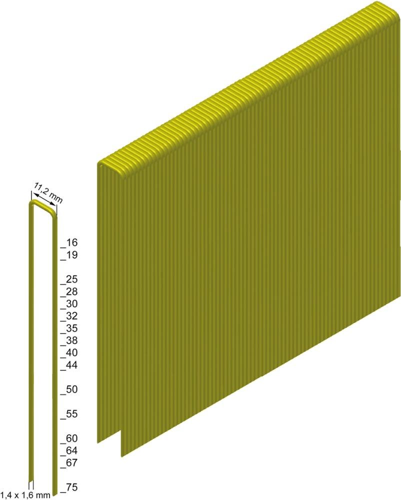 Heftklammern, 7500 St Z60CNKHA Prebena