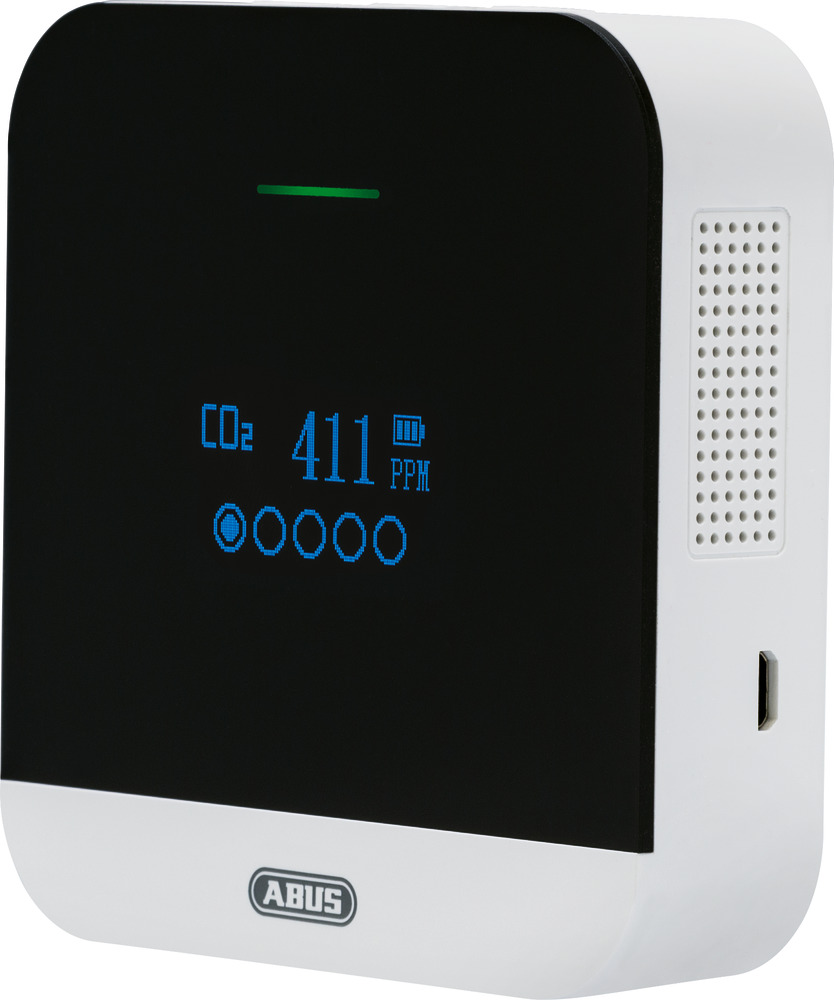 Seitenansicht 01 | CO2 Warnmelder AirSecure CO2WM110 Seitenansicht