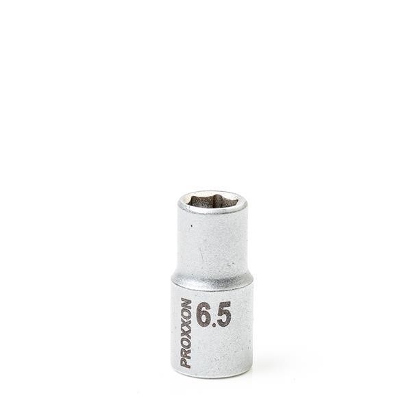 Proxxon Steckschlüsseleinsatz 6,5 mm 1/4 Zoll Chrom-Vanadium-Stahl