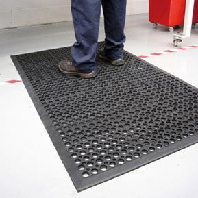 COBA Arbeitsplatzbodenbelag Rampmat, lfm.