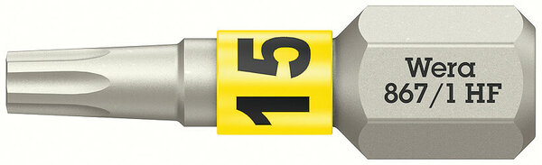 867/1 TORX® HF Bits with holding function, TX 15 x 25 mm, Gerät