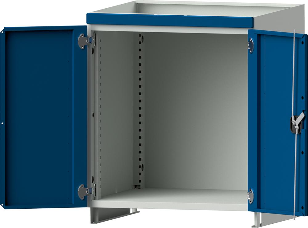 ANKE Aufsatzschrank leer B715 x T720 x H800 mm RAL 7035/5012 mit Türen