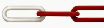 Vormann Absperrkette Stahl 6mm rot-weiß 15 Meter