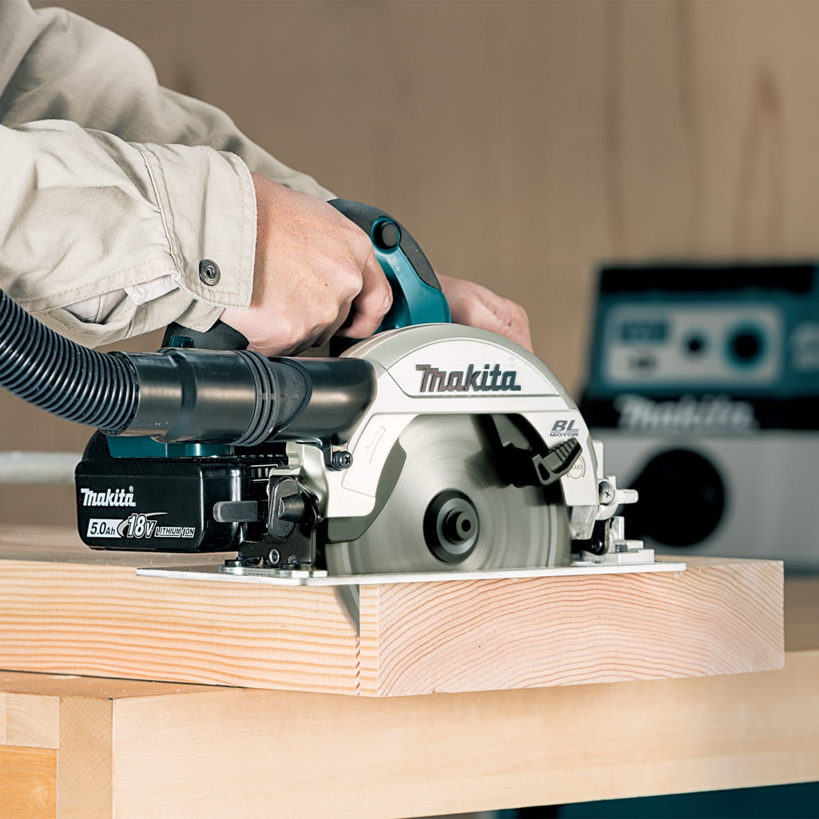 Makita Akku-Handkreissäge DHS660Z 18V Li-Ion 165mm