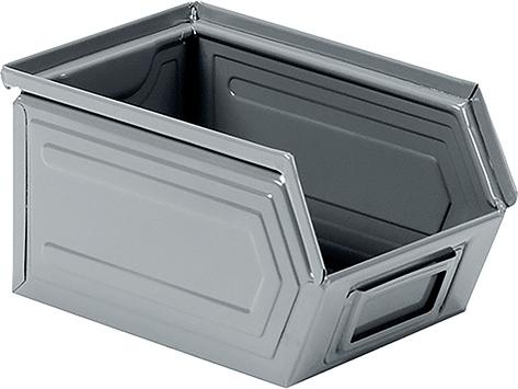 STAHLBEHÄLTER GR.2 GRAU RAL7000 MM B=140 T=230 H=130