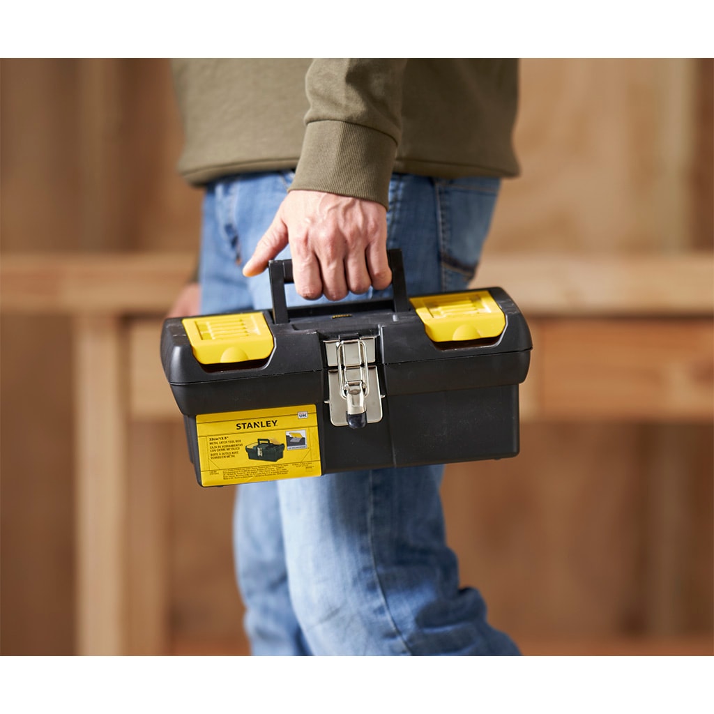 Stanley Werkzeugbox Millenium 61x27x28,4cm 24 Zoll mit Organizer und Metallschließen